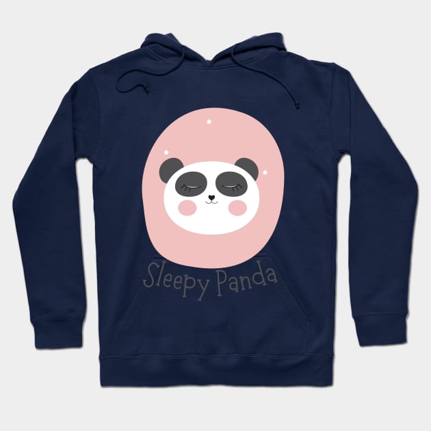 Sleepy Panda Hoodie by Poula_Romany